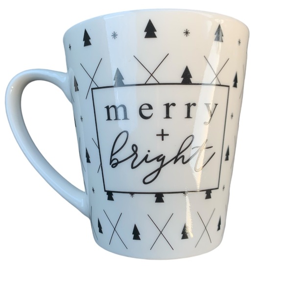 ❤️🎄☃️HOLIDAY CHRISTMAS MUG MERRY & BRIGHT🎄☃️❤️ - Picture 2 of 7